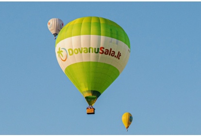 Skrydis oro balionu virš pasirinkto miesto su oreivių klubu „Audenis“